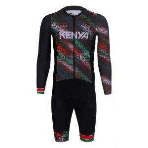 Kenya Long-Sleeved Tribal Cycling Skinsuit